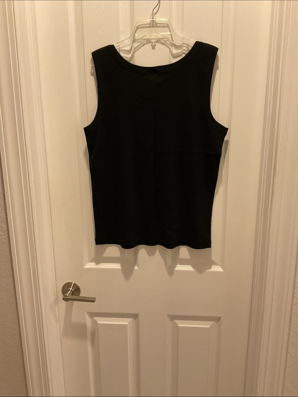 Chico's Black Scoop Neck Tank - Picture 3 of 3